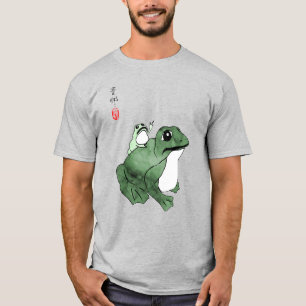 T-shirt Grosse grenouille Petit crapaud japonais 19e siècl