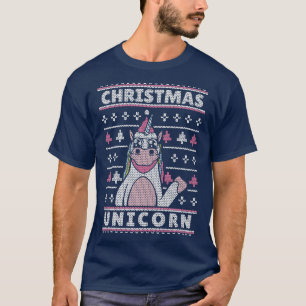 T-shirt Grosse impression rose Unicorne laide Sweaters de 