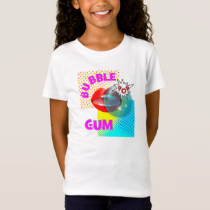 T-Shirt Grosse Pop Art Rétro Bubble Gum Lièvres