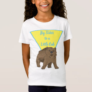 T-Shirt Grosse soeur Grizzly Bear Cub
