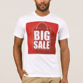 T-shirt Grosse vente Red Retail Bag Conception (Devant)