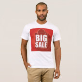 T-shirt Grosse vente Red Retail Bag Conception (Devant entier)