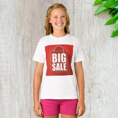 T-shirt Grosse vente Red Retail Bag Conception