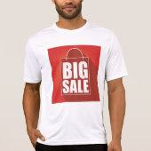 T-shirt Grosse vente Red Retail Bag Conception (Devant)
