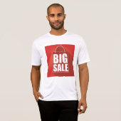 T-shirt Grosse vente Red Retail Bag Conception (Devant entier)