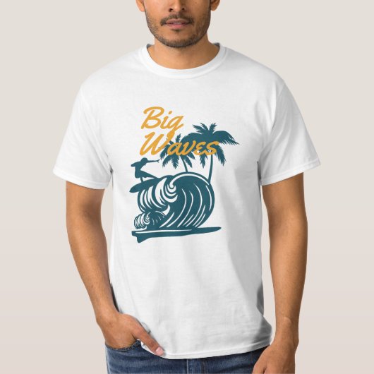 T-shirt Grosses vagues (Devant)
