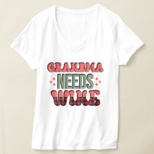 T-shirt Grossesse a besoin de vin