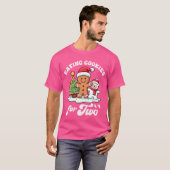 T-shirt Grossesse de vacances Pregnancy Manger Cookies pou (Devant entier)