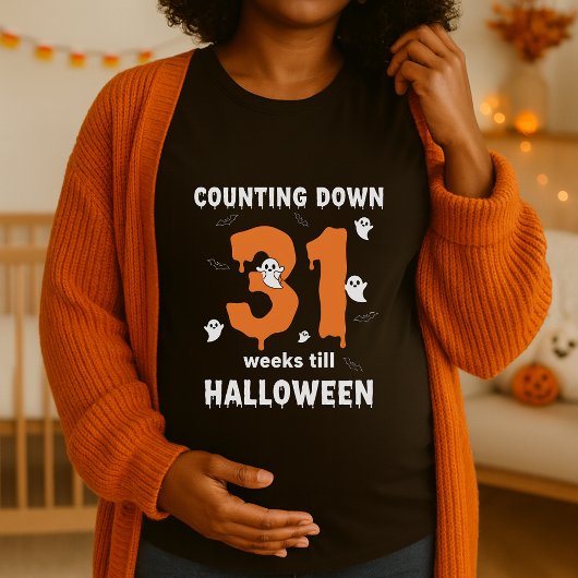 T-shirt Grossesse drôle d'Halloween