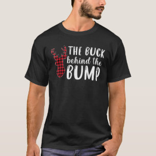 T-shirt Grossesse Faire-part Buck Derrière Le Bump Drôle
