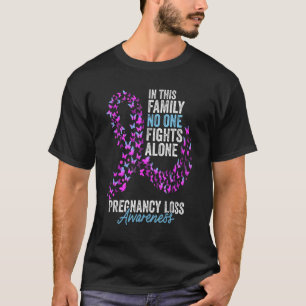 T-shirt Grossesse Perte de sensibilisation Mois Papillons