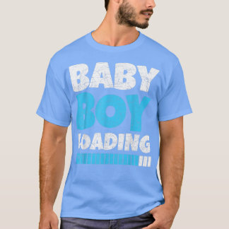 T-shirt Grossesse Révéler Futurs Parents Baby Boy Chargeme