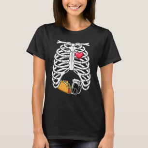 T-shirt Grossesse Squelette Enceinte Squelette Costume Hal