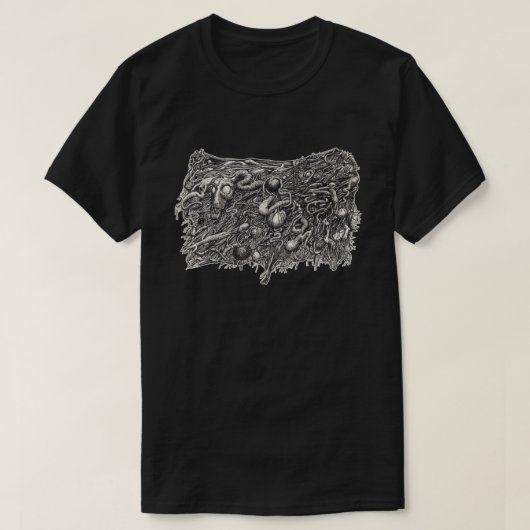 T-shirt Grotesque Numéro 1, par Brian Benson (Design devant)