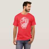 T-shirt Grotesques de la Renaissance - Coquillages (Devant entier)