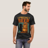 T-shirt Groundhog Day I Predict Beer Grumpy Groundhog Humo (Devant entier)
