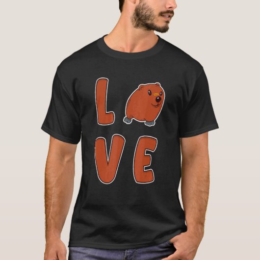 T-shirt Groundhog Love Groundhog Digger (Devant)