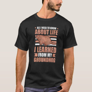 T-shirt Groundhog Marmot Woodchuck