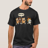 T-shirt Group Hug Marshmallow Campfire Smores Funny Campin (Devant)