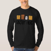 T-shirt Group Hug S'mores Marshmallow Camping Campfire Smo (Devant)