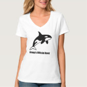T-shirt Group’s Official Nerd Orca Minimalist Graphic (Devant)
