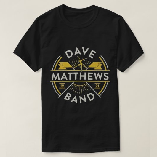 T-shirt groupe américain dave matthews (Design devant)