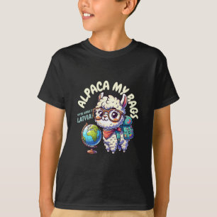 T-shirt Groupe amusant de vacances en Lettonie et séjour à