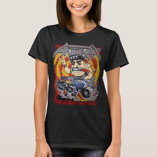 T-shirt groupe Anthrax (Devant)