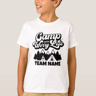 T-shirt Groupe Camping Reunion Familial Personnalisé