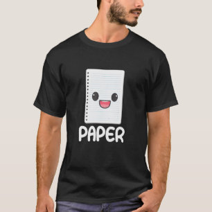 T-shirt Groupe Ciseaux Papier Costume Halloween Papier