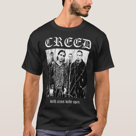 T-shirt Groupe Creed (Devant)