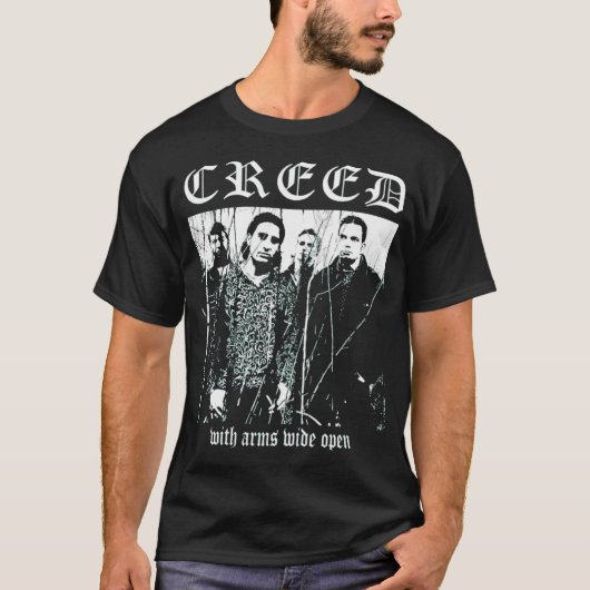 T-shirt Groupe Creed (Devant)