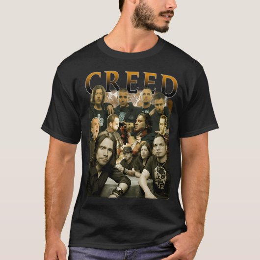 T-shirt Groupe Creed (Devant)