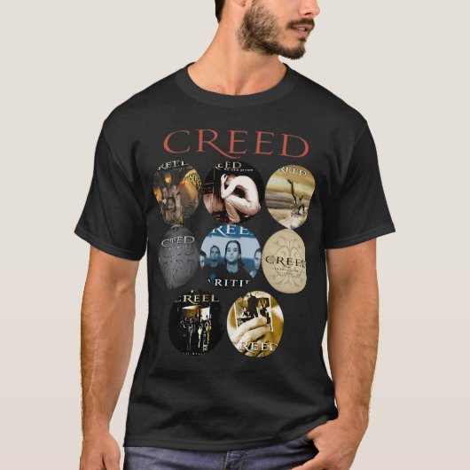T-shirt Groupe Creed (Devant)