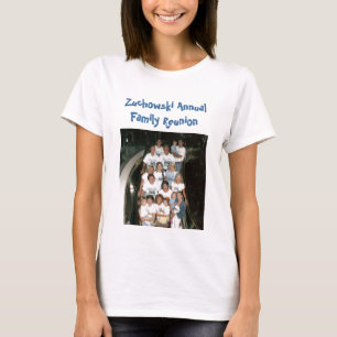 T-shirt groupe - croisière, la Réunion de famille annuel