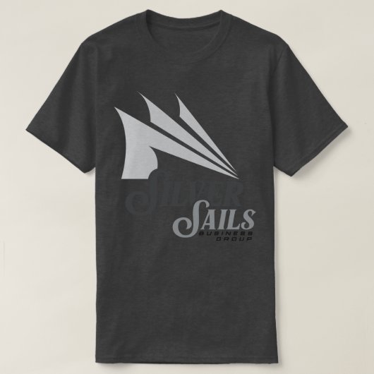 T-shirt Groupe d'affaires Silver Sails (Design devant)