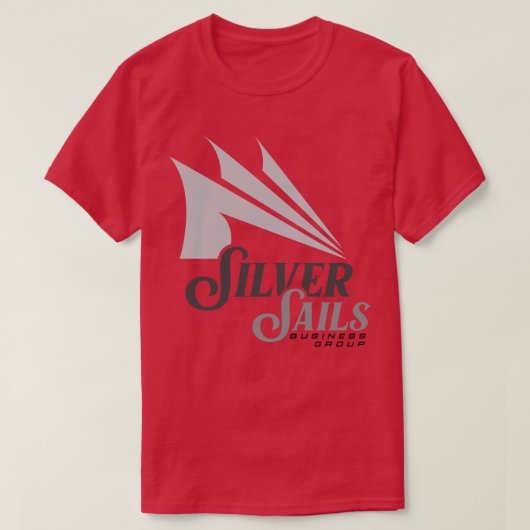 T-shirt Groupe d'affaires Silver Sails (Design devant)