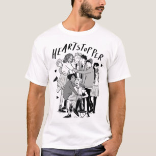T-shirt Groupe d'amis Heartstopper