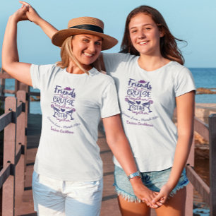 T-shirt Groupe d'amis Voyage de croisière Vacances Personn