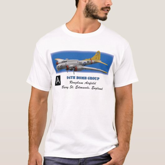 T-shirt Groupe de bombe de B17G quatre-vingt-quatorzième (Devant)