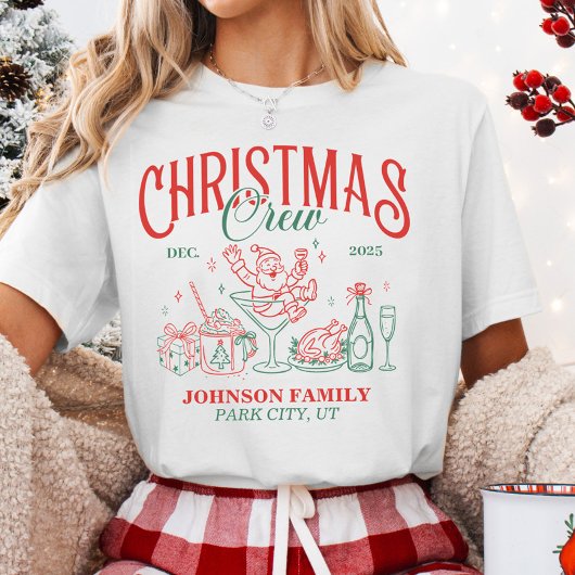 T-shirt Groupe de famille de jumelage d'équipes de Noël pe