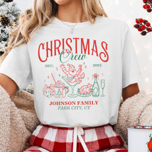 T-shirt Groupe de famille de jumelage d'équipes de Noël pe