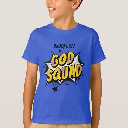 T-shirt Groupe de jeunes chrétiens de God Squad (Devant)