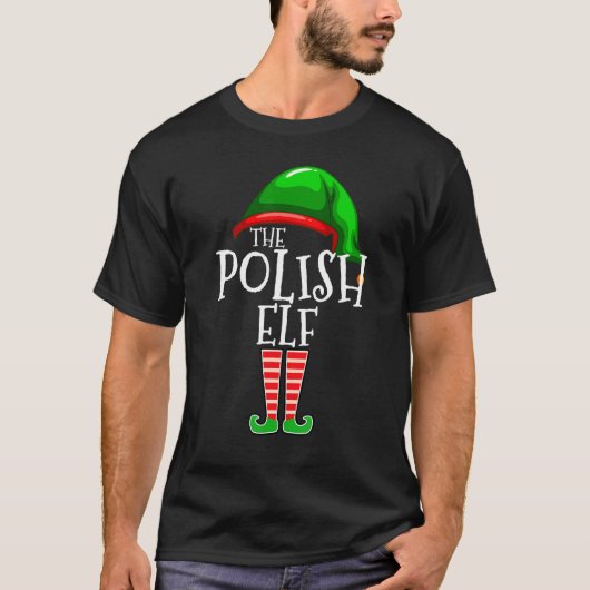 T-shirt Groupe de jumelage de famille Elf Polonais Pol de  (Devant)
