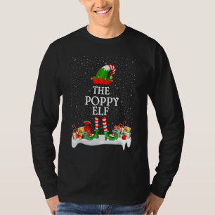 T-shirt Groupe de jumelage de famille Noël Le Poppy Elf