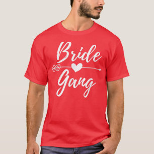 T-shirt Groupe de la mariée, tenue assortie mignonne pour