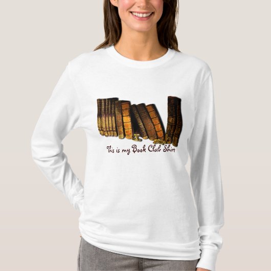 T-shirt Groupe de lecture Auditeur de livres Conception de (Devant)