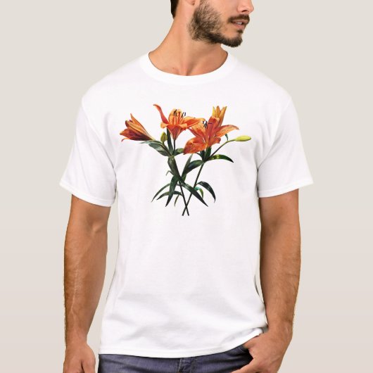 T-shirt Groupe de Lilies orange (Devant)