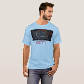 T-shirt Groupe de mesure de chemise de STI d'Impreza (Devant entier)
