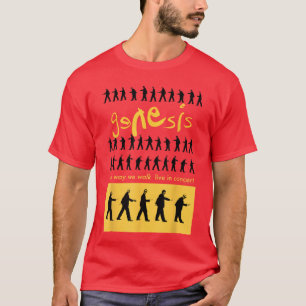 T-shirt Groupe de musique Genesis Rock en concert en famil
